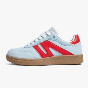 LUCKY STEP Women Classic Retro Gum Sole Fashion Sneakers